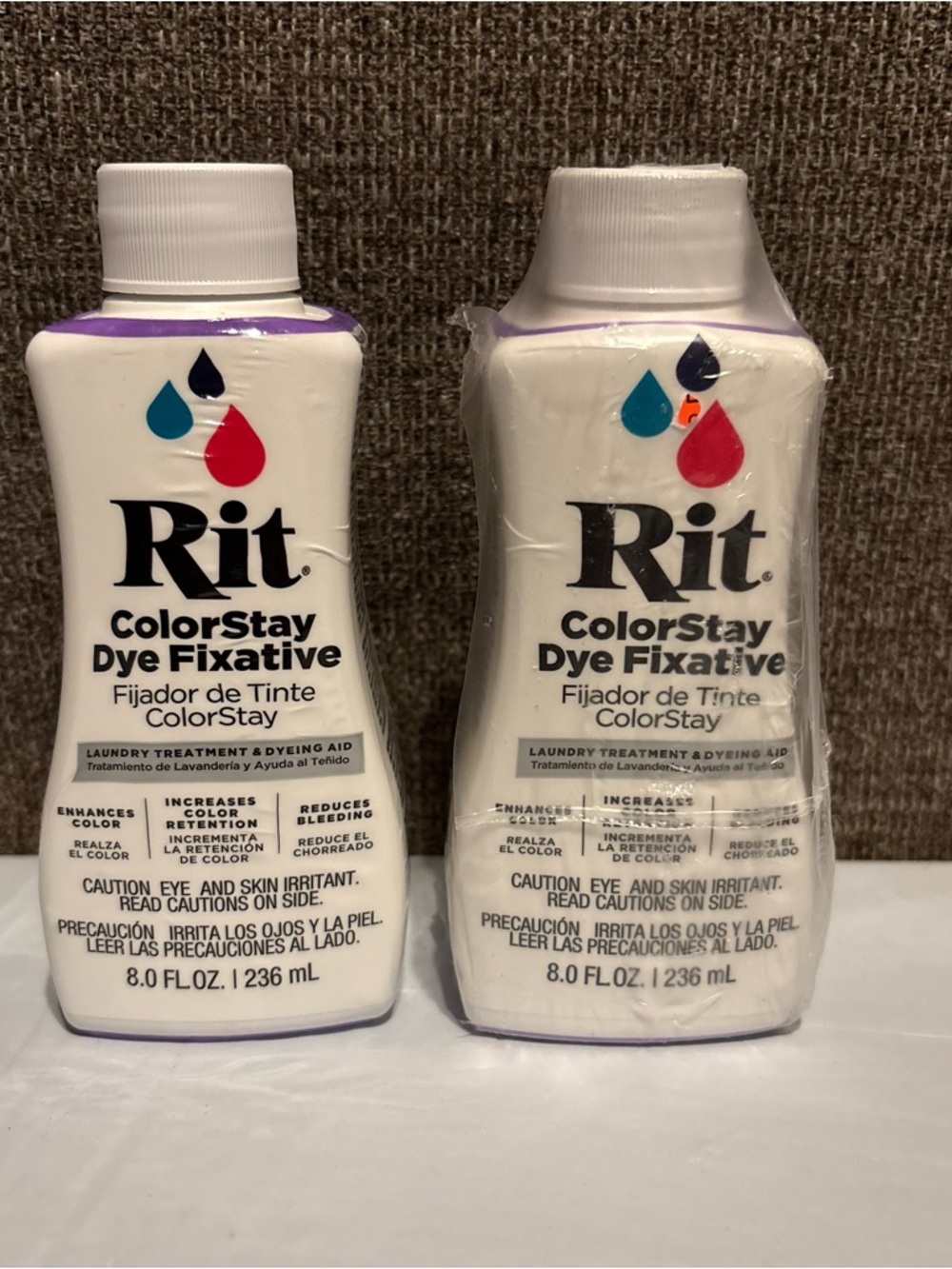 Rit‎ 2 Pack Colorstay Dye Fixative 8 fl. oz. Laundry Treatment & Dyeing Aid New
